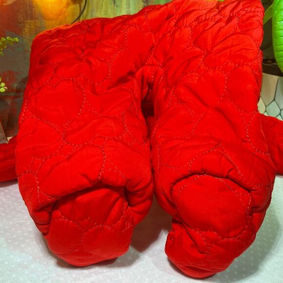 Baby Snow Suit 3M - 6M Fleece Lining Hoodie Quited Water Resistant, Red - Picture 9 of 10